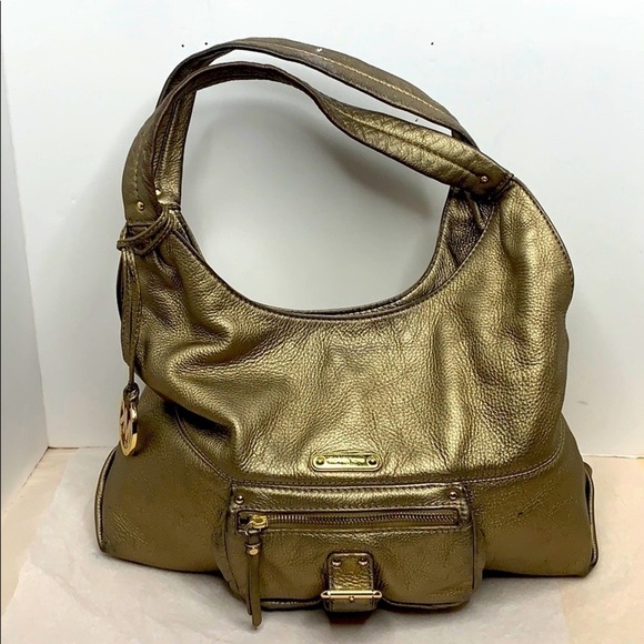 Michael Michael Kors hobo bag in metallic leather - Picture 1 of 9